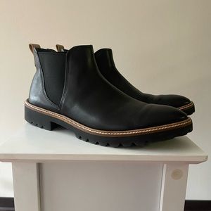 Ecco Incise Tailored Booties w/Stitching 6.5